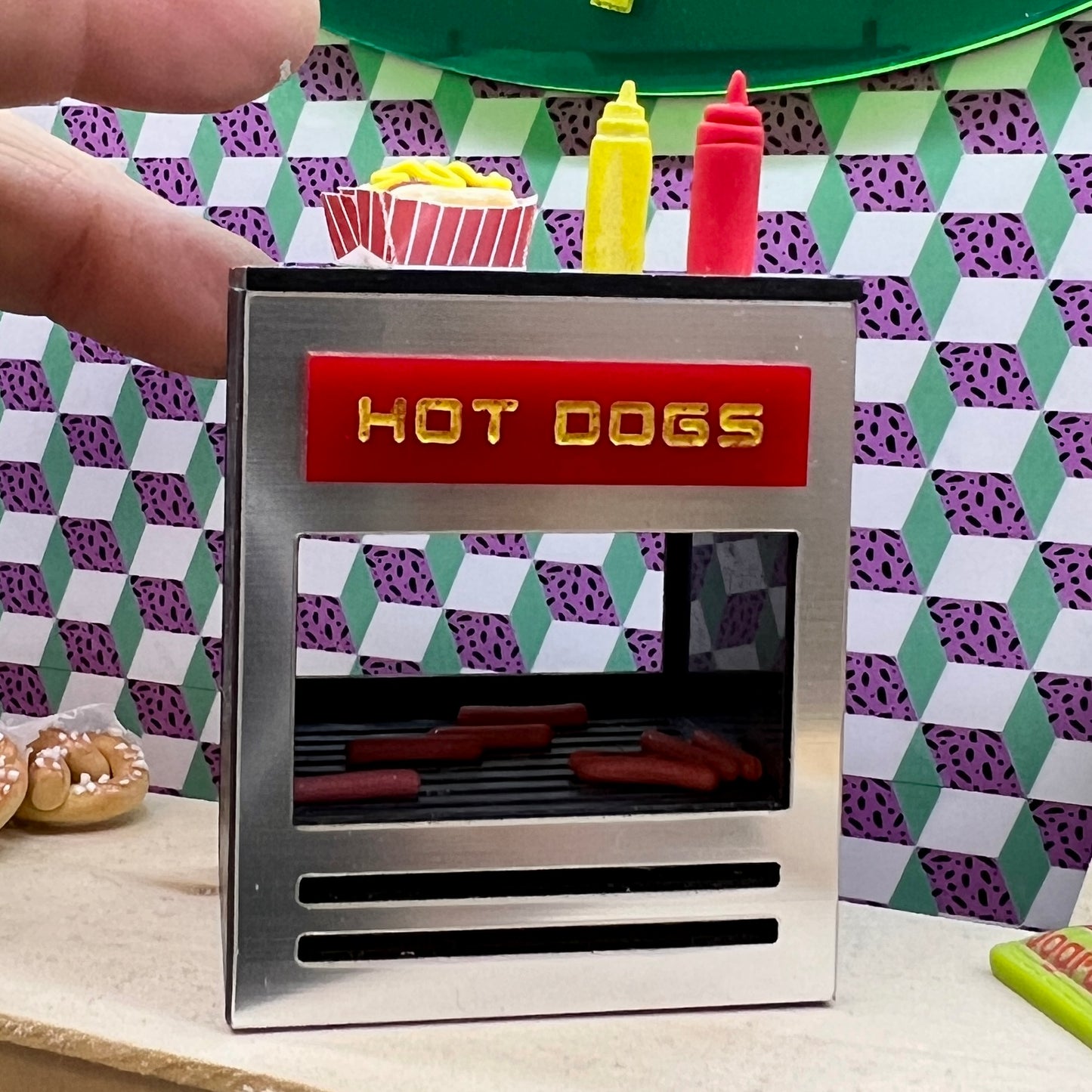 Hotdog Warmer Set 1:12 Scale