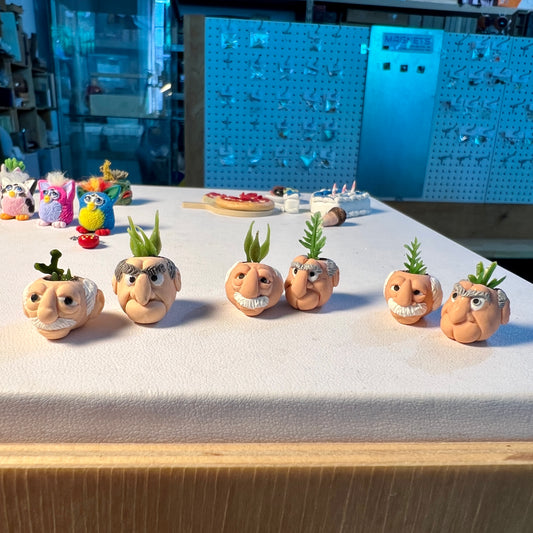 Statler & Waldorf Set of Planters