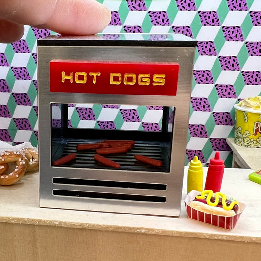 Hotdog Warmer Set 1:12 Scale
