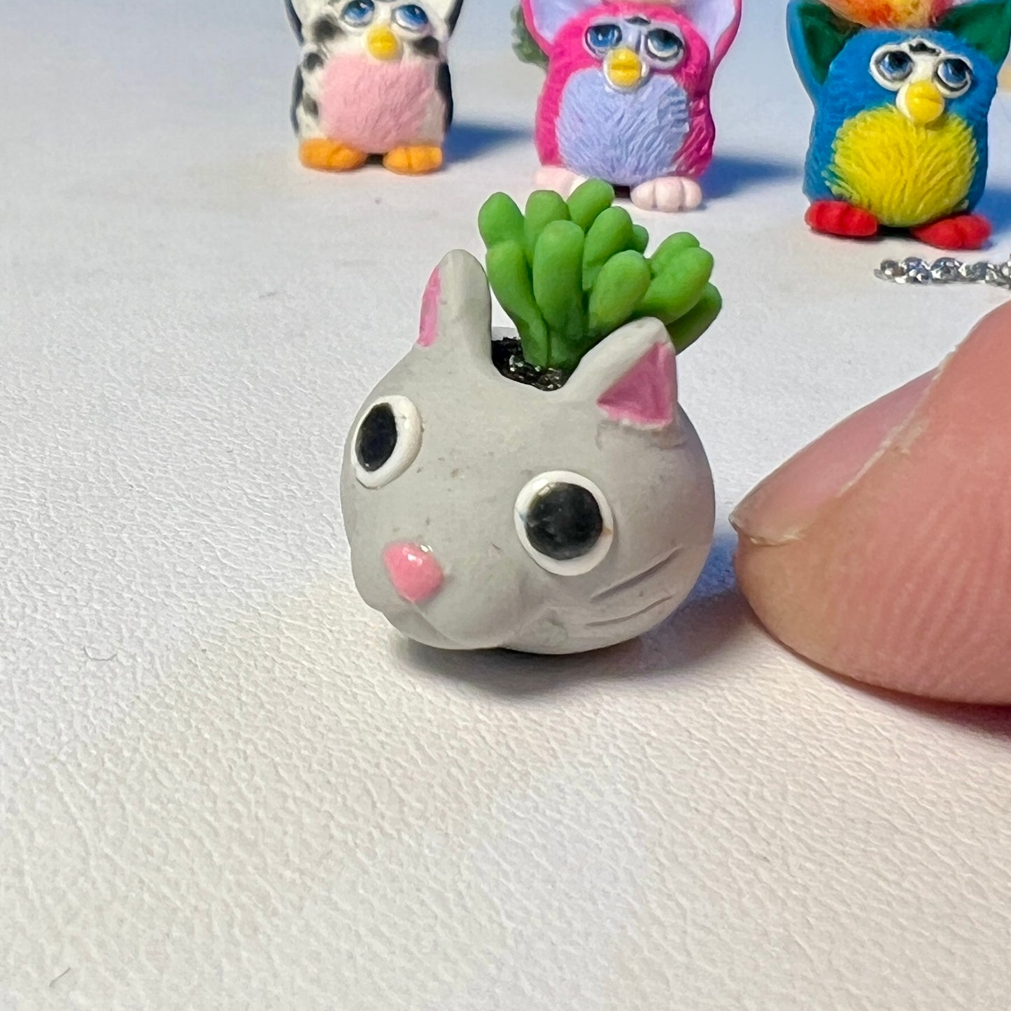 Cat Planter 1:12 Scale