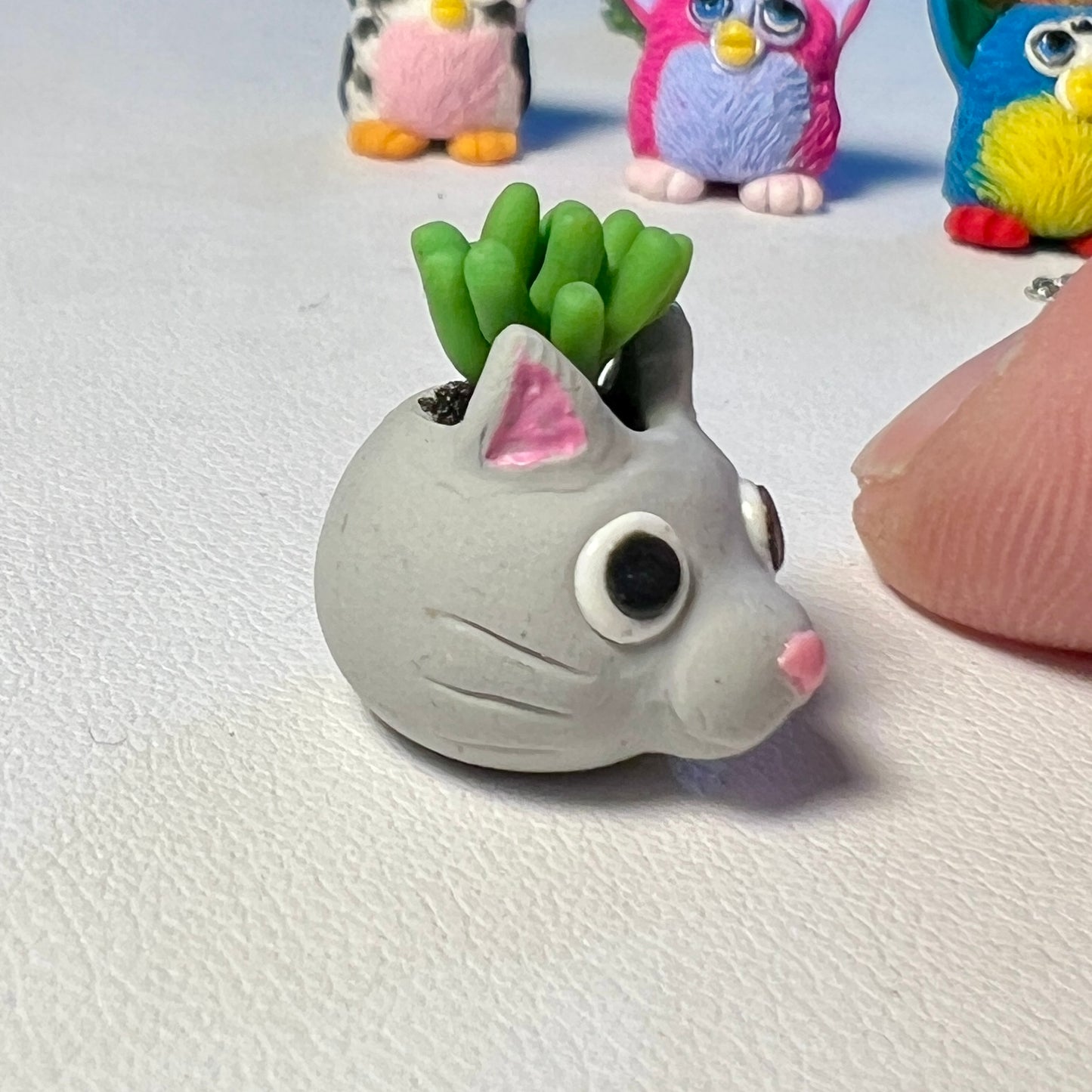 Cat Planter 1:12 Scale