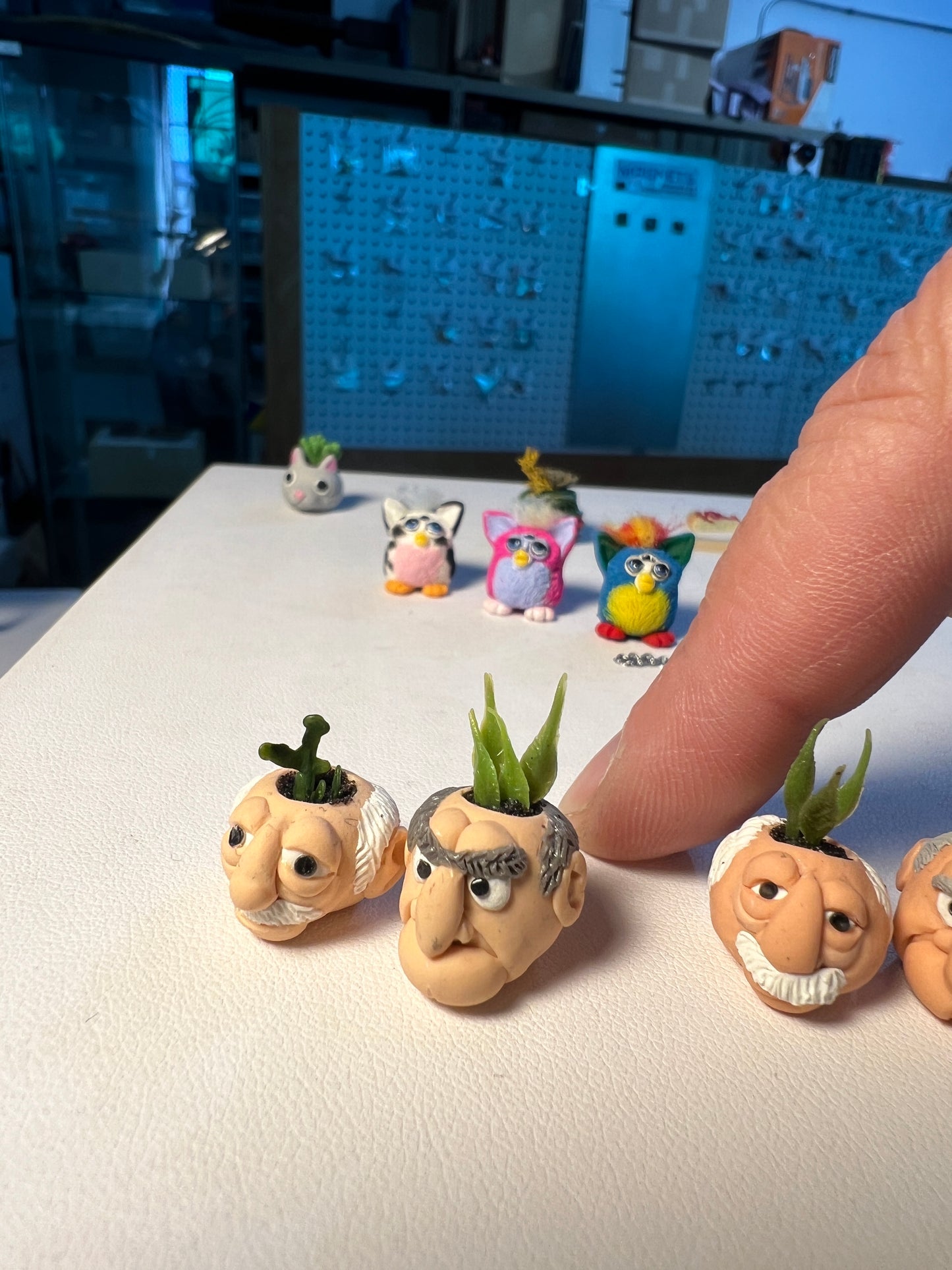 Statler & Waldorf Set of Planters