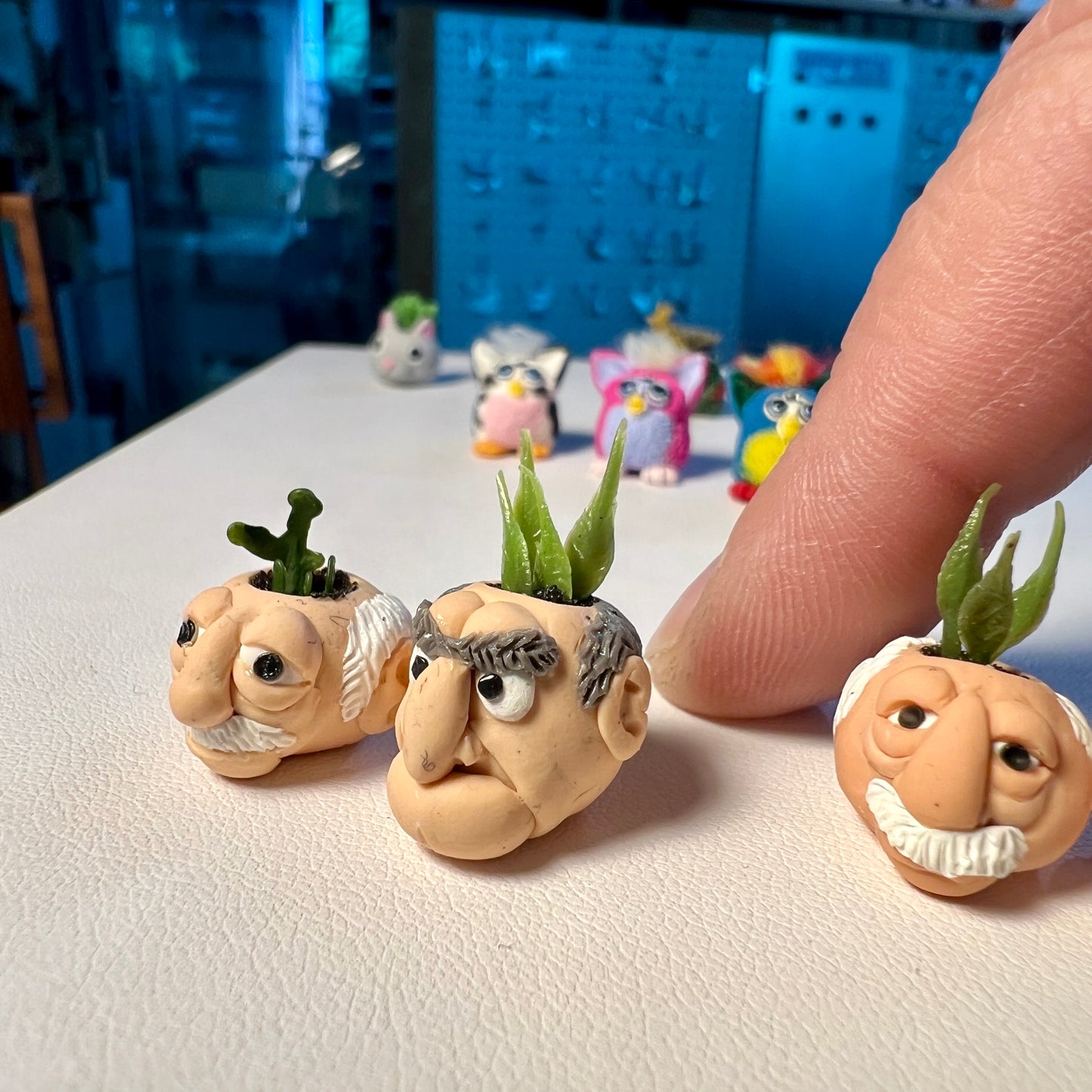 Statler & Waldorf Set of Planters