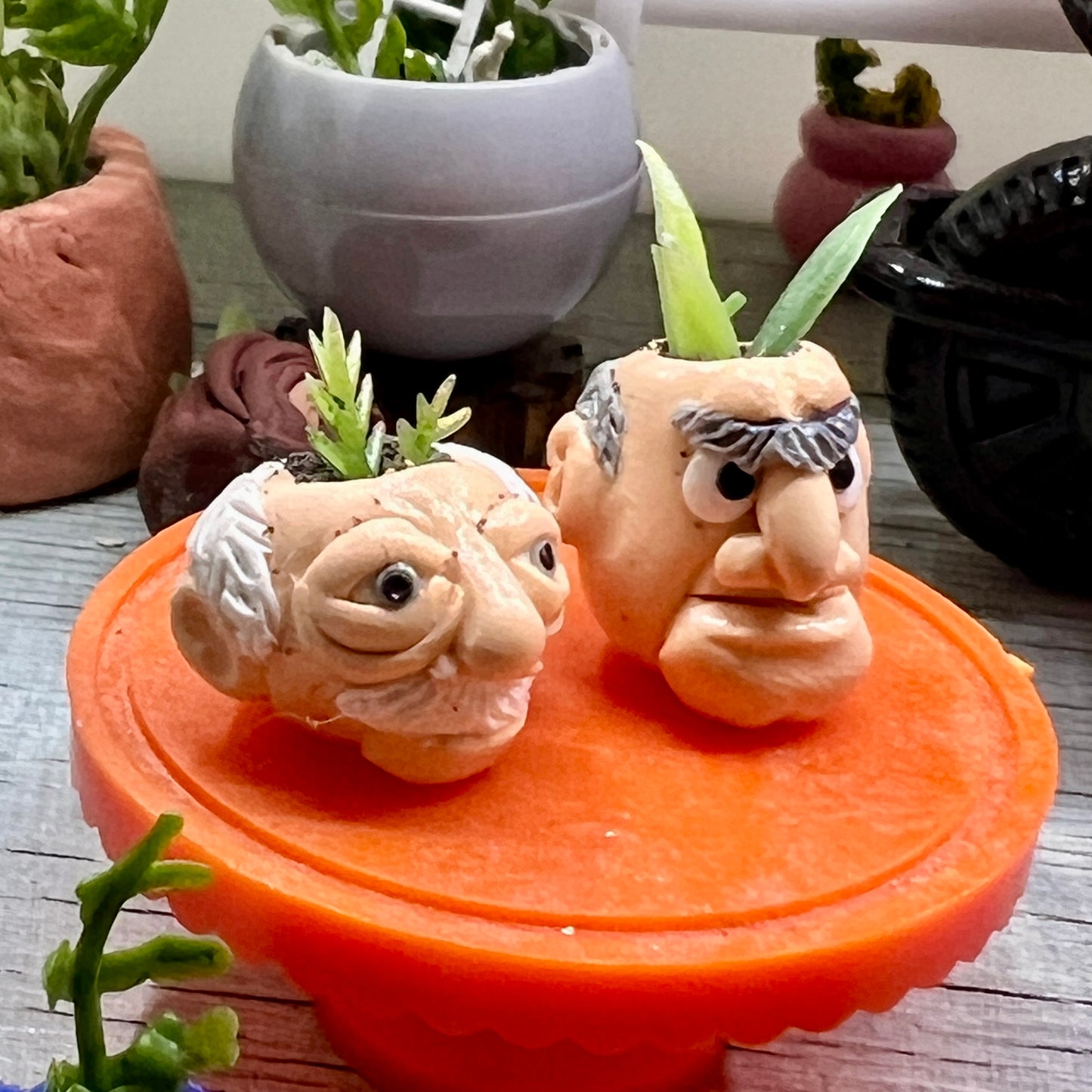 Statler & Waldorf Set of Planters
