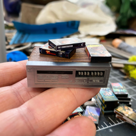 VHS Cassette Tape 1:12 Scale